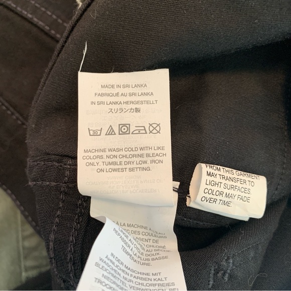 Madewell Black 10” High Rise Skinny Jeans Size 28 - Picture 7 of 7